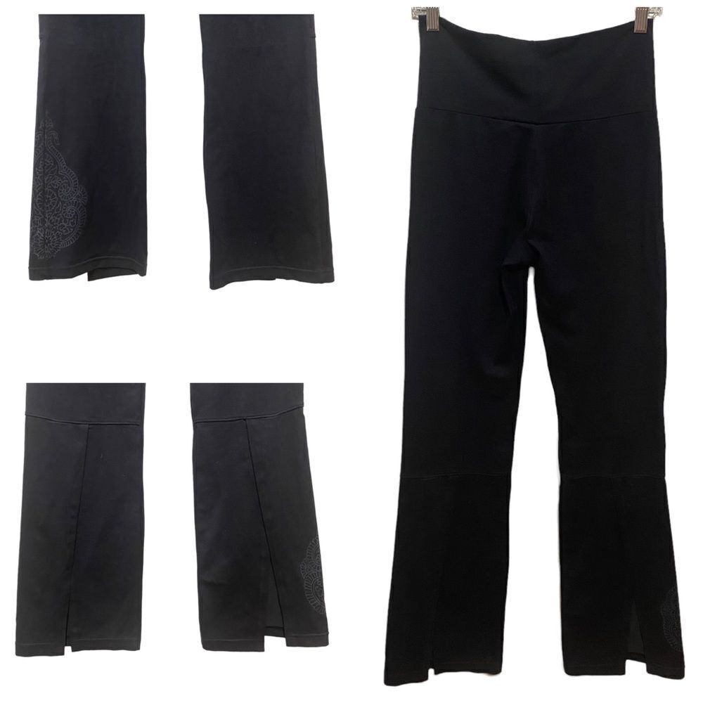 Prana Black Split Hem Athletic Pants - image 1
